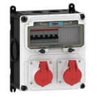 E-TERM - Steckdosenkombi VARIABOX WM 0002-0 FI000 IP44 VARIABOX-M B230xH260xT207mm