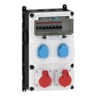 E-TERM - Steckdosenkombi VARIABOX WM 0002-2 FI000 IP44 VARIABOX-L B230xH390xT207mm