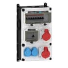 E-TERM - Steckdosenkombi VARIABOX WM 0002-2 FI040 IP54 VARIABOX-L B230xH390xT207mm