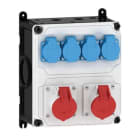E-TERM - Steckdosenkombi VARIABOX WM 0002-4 FI000 IP44 VARIABOX-M B230xH260xT207mm