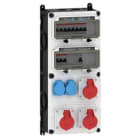E-TERM - Steckdosenkombi VARIABOX WM 0003-2 FI063 IP44 VARIABOX-XL B230xH520xT207mm