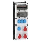 E-TERM - Steckdosenkombi VARIABOX WM 0003-4 FI063 IP44 VARIABOX-XXL B230xH650xT207mm