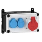 E-TERM - Steckdosenkombi VARIABOX WM 0010-2 FI000 IP44 VARIABOX-S B230xH130xT213mm