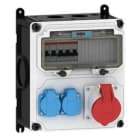 E-TERM - Steckdosenkombi VARIABOX WM 0010-2 FI000 IP44 VARIABOX-M B230xH260xT213mm