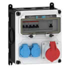 E-TERM - Steckdosenkombi VARIABOX WM 0010-2 FI040 IP44 VARIABOX-M B230xH260xT213mm