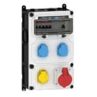 E-TERM - Steckdosenkombi VARIABOX WM 0010-2 FI040 IP44 RJ VARIABOX-L B230xH390xT213mm