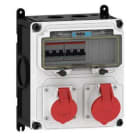 E-TERM - Steckdosenkombi VARIABOX WM 0011-0 FI000 IP44 VARIABOX-M B230xH260xT213mm