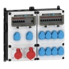 E-TERM - Steckdosenkombi VARIABOX WM 0011-10 FI063 IP44 VARIABOX-LDUO B460xH390xT213mm