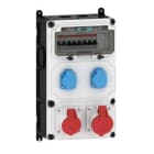 E-TERM - Steckdosenkombi VARIABOX WM 0011-2 FI000 IP44 VARIABOX-L B230xH390xT213mm
