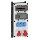 E-TERM - Steckdosenkombi VARIABOX WM 0011-3 FI040 IP44 VARIABOX-XL B230xH520xT213mm