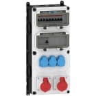 E-TERM - Steckdosenkombi VARIABOX WM 0011-3 FIB063 IP44 VARIABOX-XL B230xH520xT213mm