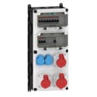 E-TERM - Steckdosenkombi VARIABOX WM 0012-2 FI063 IP44 VARIABOX-XL B230xH520xT213mm