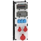 E-TERM - Steckdosenkombi VARIABOX WM 0111-3 FI063 IP54 VARIABOX-XXL B230xH650xT229mm