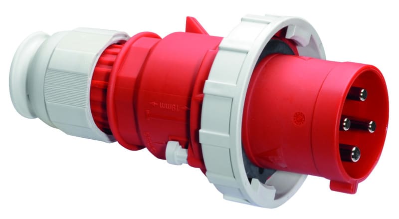 BALS - Stecker 63A 4p 400V 6h IP67/69 Ni 2185