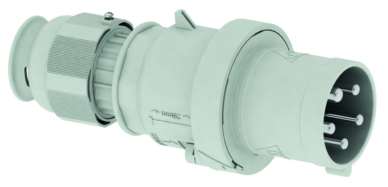 BALS - Stecker TE 63A 5p >50V 1h IP44 Ni 21785