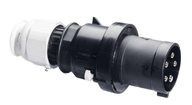 BALS - Stecker TE 63A 5p 500V 7h IP44 Ni 21167