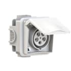 BALS - Unterputzsteckdose 16A 5p 400V 6h IP44 TH Ni 1411