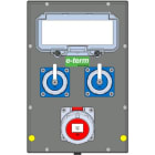 E-TERM - Vollgummiverteiler MODBOX WM 0001-2 FI040 IP67 MODBOX-midi B255xH384xT195mm