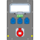 E-TERM - Vollgummiverteiler MODBOX WM 0001-3 FI040 IP54 MODBOX-midi B255xH384xT197mm