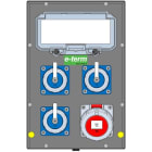 E-TERM - Vollgummiverteiler MODBOX WM 0001-3 FI040 IP67  MODBOX-midi B255xH384xT195mm