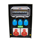 E-TERM - Vollgummiverteiler MODBOX WM 0002-3 FI000 IP44  MODBOX-midi B255xH384xT197mm