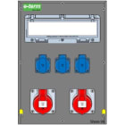 E-TERM - Vollgummiverteiler MODBOX WM 0002-3 FI063 IP44  MODBOX-L B300xH420xT237mm