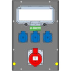E-TERM - Vollgummiverteiler MODBOX WM 0010-3 FI040 IP54 MODBOX-midi B255xH384xT203mm
