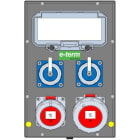 E-TERM - Vollgummiverteiler MODBOX WM 0011-2 FI040 IP67 MODBOX-midi B255xH384xT204mm