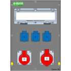 E-TERM - Vollgummiverteiler MODBOX WM 0011-3 FI040 IP54  MODBOX-L B300xH420xT243mm