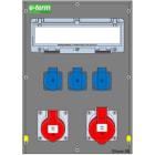 E-TERM - Vollgummiverteiler MODBOX WM 0011-3 FI063 IP54 MODBOX-L B300xH420xT243mm
