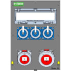 E-TERM - Vollgummiverteiler MODBOX WM 0011-3 FI063 IP67 MODBOX-L B300xH420xT244mm