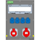 E-TERM - Vollgummiverteiler MODBOX WM 0011-4 FI063 IP44 MODBOX-L B300xH420xT243mm
