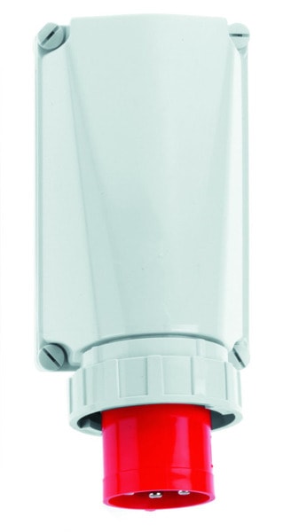 BALS - Wandgerätestecker 125A 4p 400V 6h IP67/69 Ni 24200