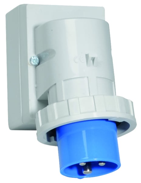 BALS - Wandgerätestecker 16A 3p 230V 6h IP67/69 Ni 2473