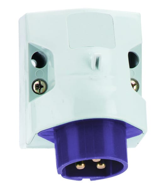 BALS - Wandgerätestecker 16A 3p 24V keine Nut IP44 466