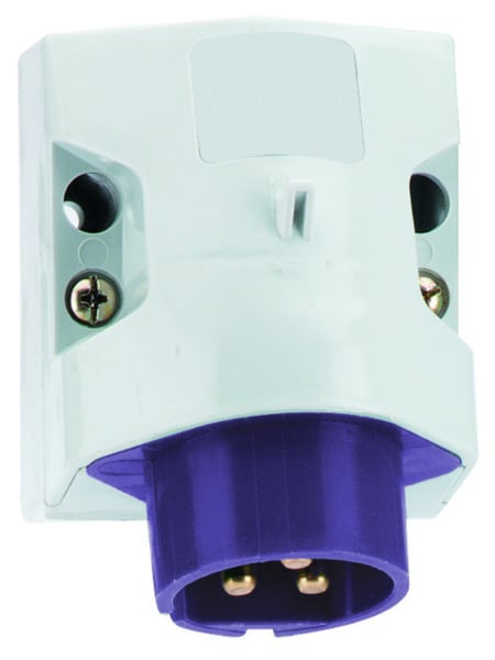 BALS - Wandgerätestecker 32A 3p 24V keine Nut IP44 4617
