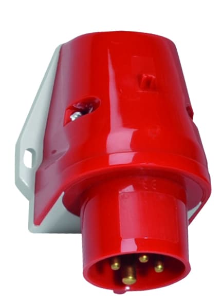 BALS - Wandgerätestecker SL 32A 4p 400V 6h IP44 24405