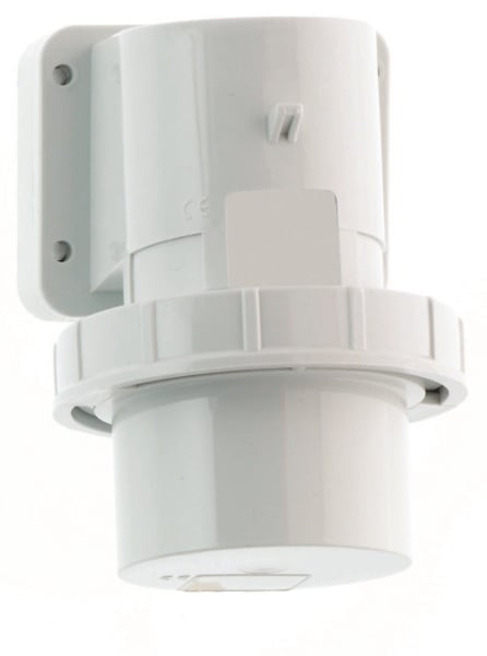 BALS - Wandgerätestecker SL TE 16A 5p 400V 6h IP67 24258