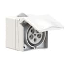 BALS - Wandsteckdose 16A 5p 400V 6h IP44 TH Ni 110711