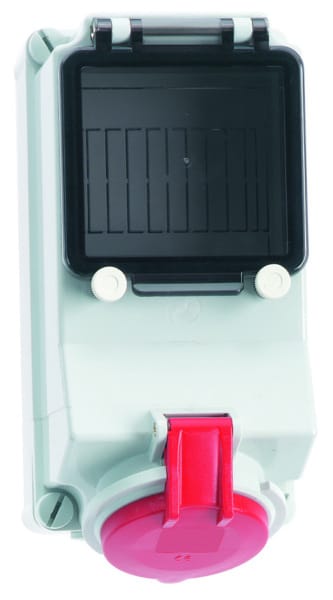 BALS - Wandsteckdose SL TE 16A 5p 400V 6h IP44 Ni 1583