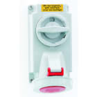 BALS - Wandsteckdose SL 16A 5p 400V 6h IP67/69 Ni 160052