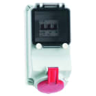 BALS - Wandsteckdose SL TE 32A 5p 400V 6h IP44 Ni 1597
