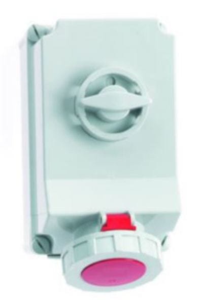 BALS - Wandsteckdose SL TE 63A 5p 400V 6h IP67 Ni 160074