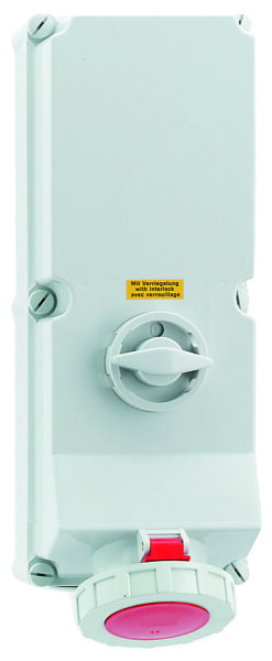 BALS - Wandsteckdose TE 125A 5p 400V 6h IP67 Ni 16622