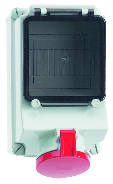 BALS - Wandsteckdose TE 63A 5p 400V 6h IP44 Ni 15036