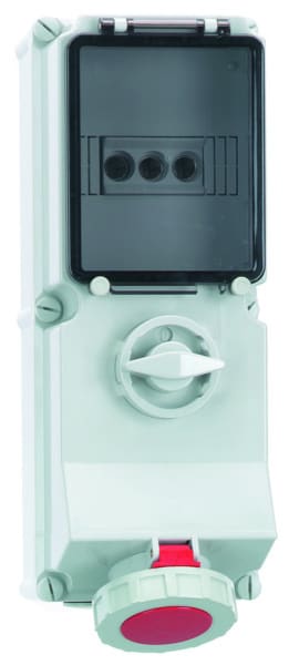 BALS - Wandsteckdose TE 63A 5p 400V 6h IP67 Ni 1792