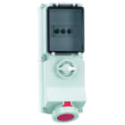 BALS - Wandsteckdose TE 63A 5p 400V 6h IP67 Ni 1792