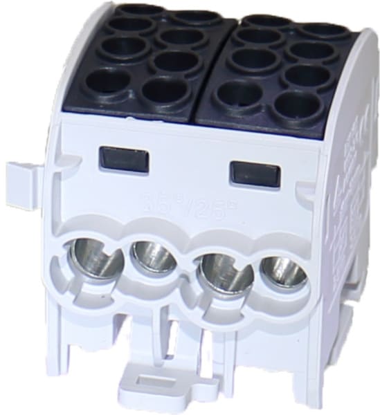HORA ETEC - ZK 25/1 1x8 CU 080120-4-4 schwarz Hauptleitungsklemme BGV A2 Typ C, 1000V AC/DC