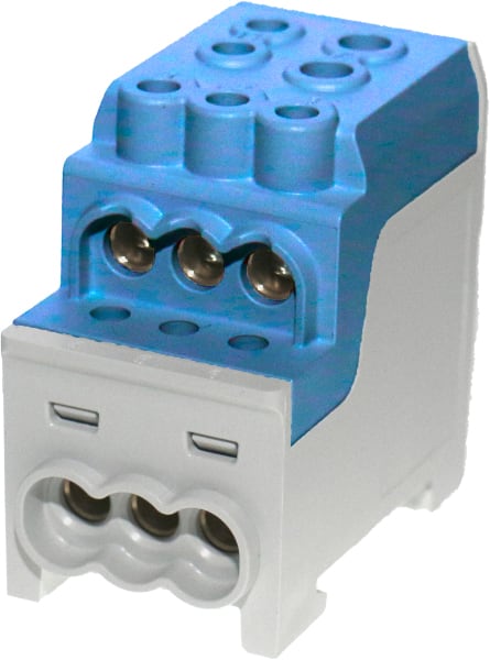 HORA ETEC - ZK 70/1 6x16mm² Unterverteilerblock UVB AL/Cu blau