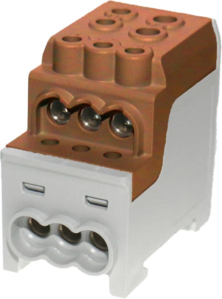 HORA ETEC - ZK 70/1 6x16mm² Unterverteilerblock UVB AL/Cu br
